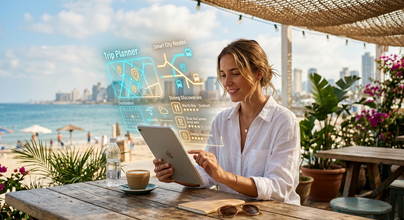 How to plan your next visit to Tel Aviv with AI tools