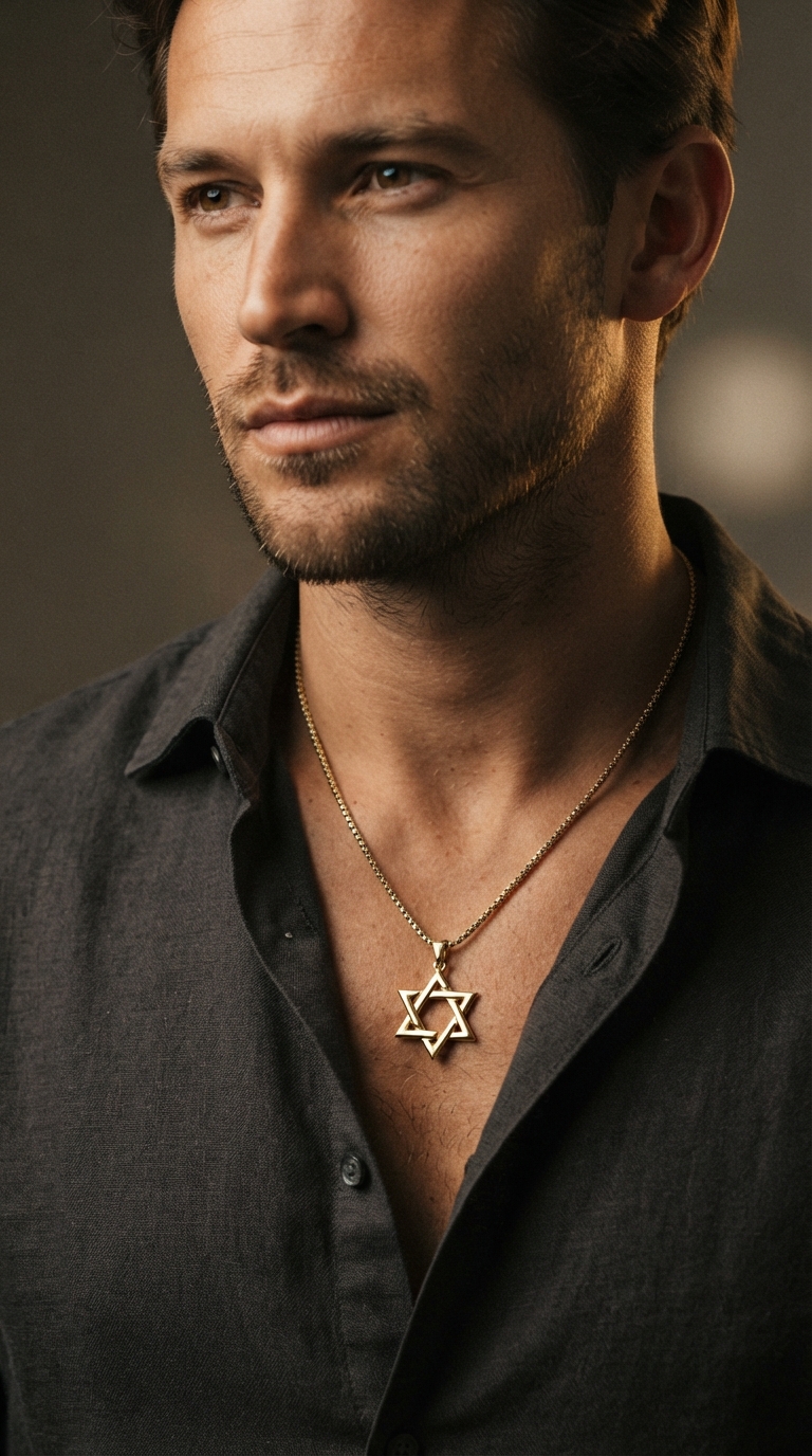 מחפשים שרשרת מגן דוד לגבר? כך תבחרו את העיצוב, האורך והסגנון הנכון